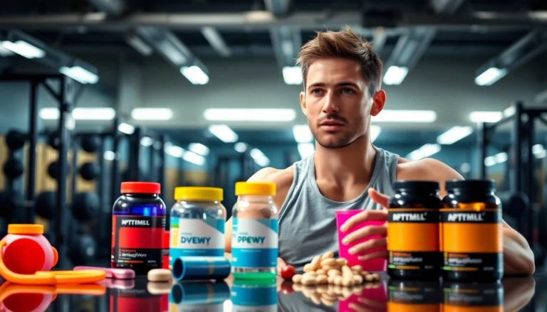 Showcase of Steroidify reviews highlighting fitness products and gym environment.