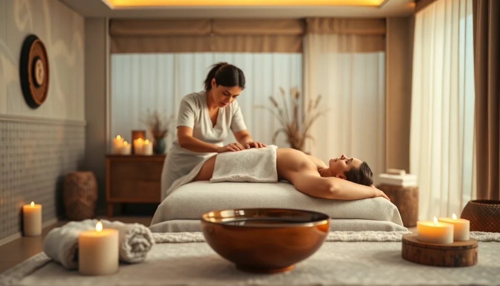Experience relaxation during a massage at https://hurghada-massage.com in a tranquil spa setting.