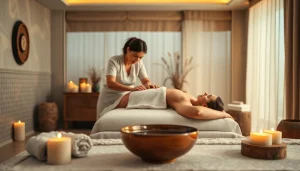 Experience relaxation during a massage at https://hurghada-massage.com in a tranquil spa setting.