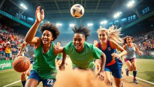 Engaging action at sportsbytes.com.ph featuring diverse athletes competing passionately.