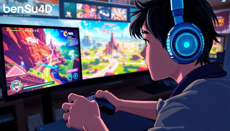 Menampilkan pengalaman bermain bensu4d game dengan karakter terlibat dalam grafis yang menarik.