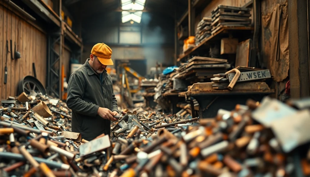 Schrotthändler Düsseldorf holt wertvollen Schrott ab, darunter Metallteile und Elektrogeräte.