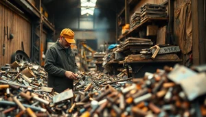 Schrotthändler Düsseldorf holt wertvollen Schrott ab, darunter Metallteile und Elektrogeräte.
