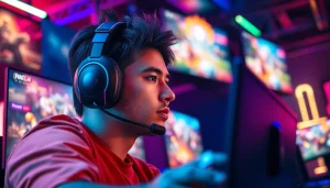 Menampilkan daftar ggsoft game dengan gamer yang terlibat dalam permainan yang mendebarkan.