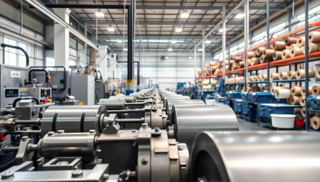 Showcase of Alnico magnets manufacturer in china with advanced machinery in a bright, industrial setting.