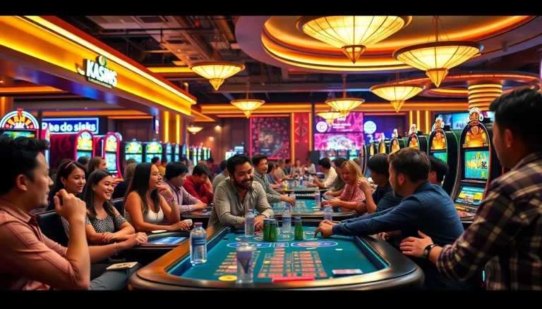 Menang di kasinojitu, suasana meriah dengan para pemain rayakan kemenangan.