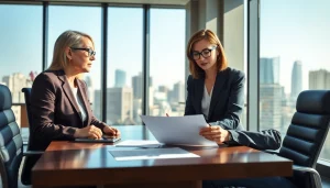 Consultation at https://www.agslawfirm.com showcasing an attorney advising a client.