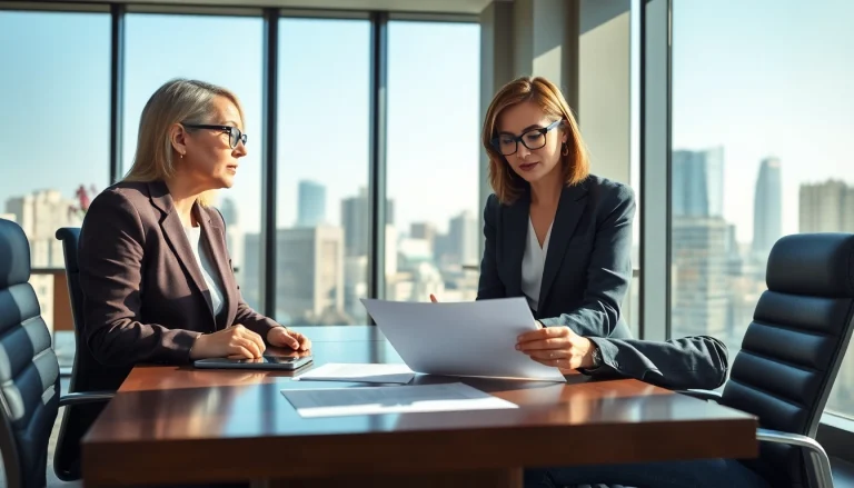 Consultation at https://www.agslawfirm.com showcasing an attorney advising a client.