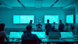 Mejor Servicio en la Nube: profesionales colaborando y optimizando soluciones cloud innovadoras.