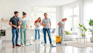 Enhancing your space with a professional Cleaning Service in a spotless modern home setting.