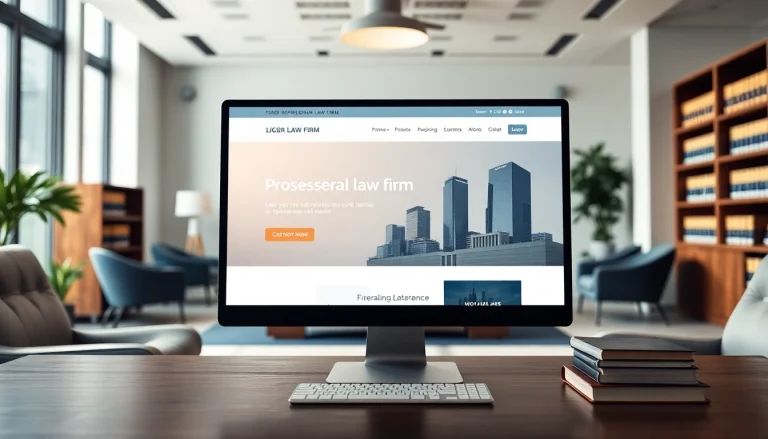 Design an engaging law firm website at https://www.lawfirmswebsitedesign.com with an inviting office environment.