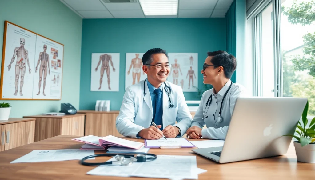 Check out the healthcare consultation at https://www.medexdtc.com showcasing doctor-patient interaction.