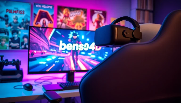 Jelajahi pengalaman bermain bensu4d game dengan setup gaming yang dinamis dan menarik.