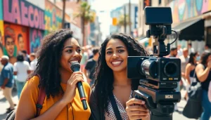 Capture the essence of urban journalism with https://2urbangirls.com as our reporters engage with the Los Angeles community.