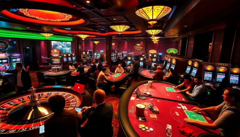 Experience the thrill of casino games at https://okfun.center/, featuring exciting roulette wheels and vibrant slot machines.