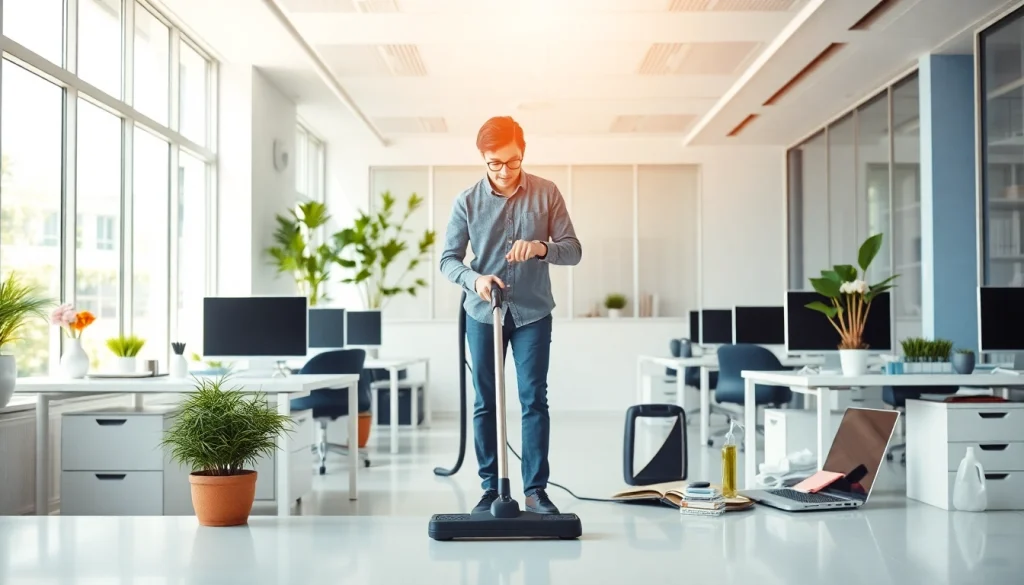 Boost productivity with Office Cleaning Services Dubai featuring a bright, organized workspace.
