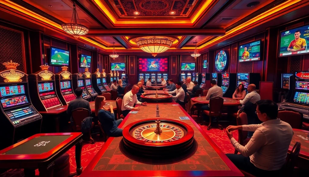 Khela88 Bangladesh features vibrant casino gaming, including tables for sports betting and colorful slots.