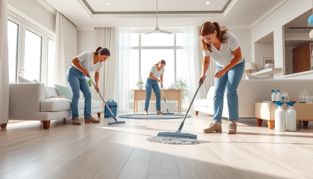 Experience exceptional Villa Deep Cleaning Services Dubai with professional team enhancing home cleanliness.