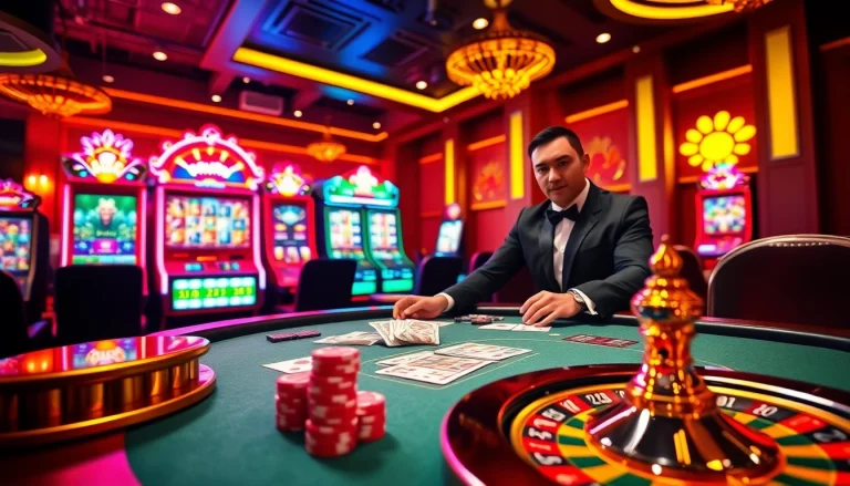 Engaging casino experience at go88. with vibrant games and professional dealers in a luxurious setting.