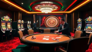 Experience the excitement at https://rr88.wales/ with high-stakes poker and vibrant slot machines creating a thrilling casino ambiance.