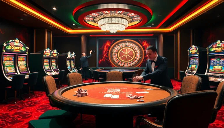 Experience the excitement at https://rr88.wales/ with high-stakes poker and vibrant slot machines creating a thrilling casino ambiance.