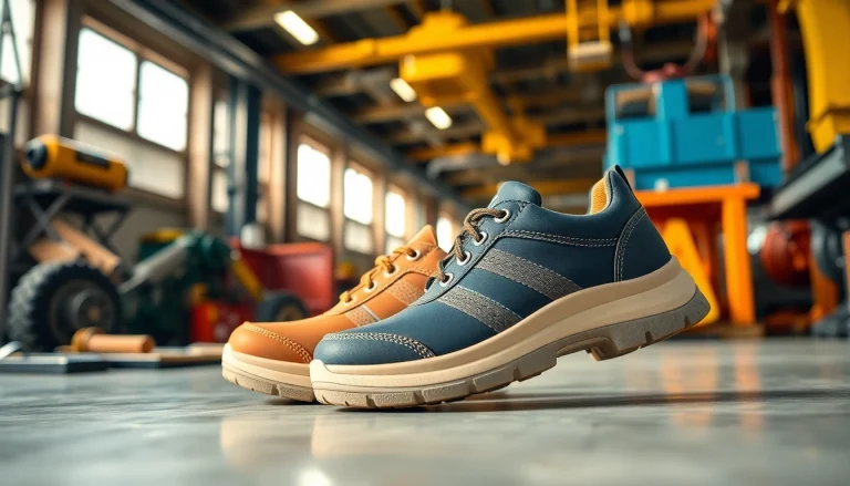 Showcase of Umoja ACE safety shoes Nairobi, highlighting durability and style in a professional setting.