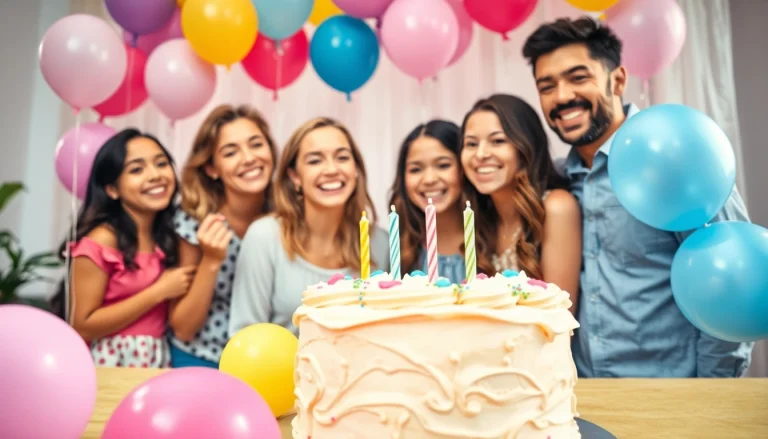 Celebrate birthday wishes for sister with a vibrant birthday party scene featuring joyful moments.