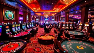 Experience the thrill of U888 with vibrant casino games, including roulette and slot machines.