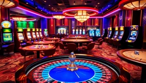 Engaging players with a vibrant vmax game experience in a luxurious casino environment.