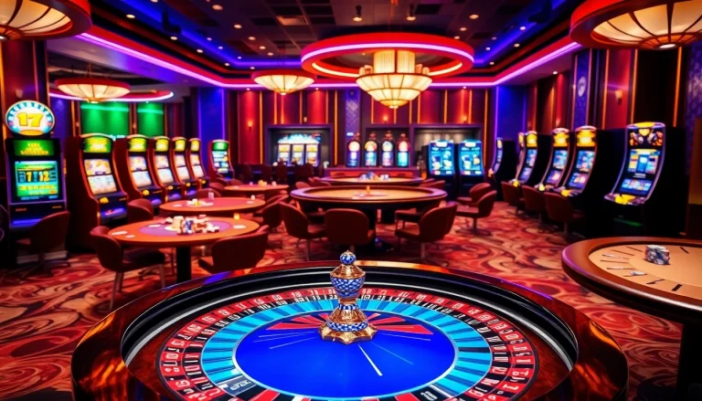 Engaging players with a vibrant vmax game experience in a luxurious casino environment.