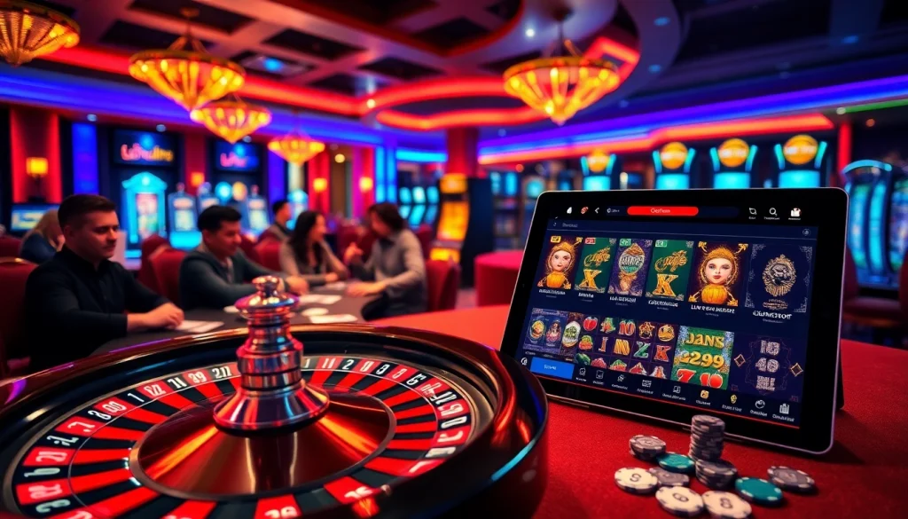 Experience the excitement of winning at https://okfunax.com/ with vibrant casino visuals.