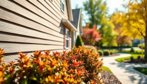 Install vinyl siding to enhance your home's exterior beauty with colorful textures.