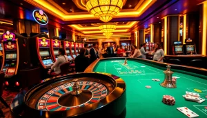 Experience luxury and excitement at Hay 88 with vibrant casino tables and thrilling games.