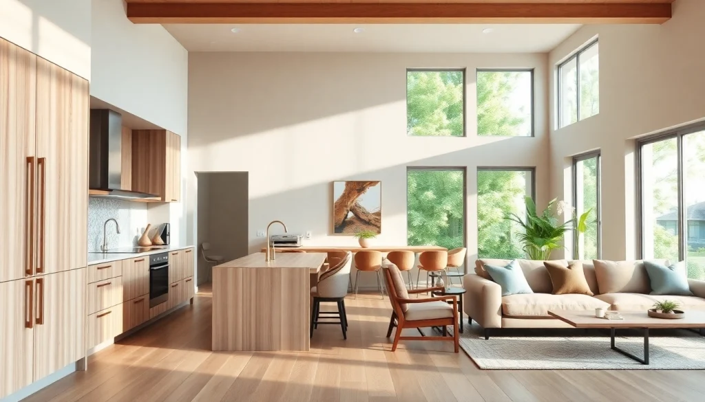 Revamped kitchen demonstrating home renovation with modern design and natural light.