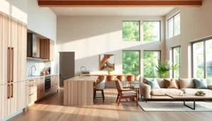 Revamped kitchen demonstrating home renovation with modern design and natural light.