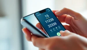 Vérification de numéro de téléphone grâce à une application sur un smartphone, soulignant l'importance de la sécurité.