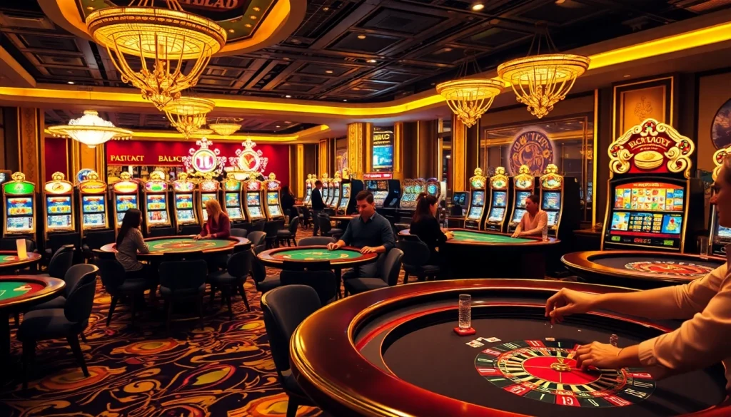 Experience thrilling gambling at https://mm88.sa.com/ with a dynamic casino environment showcasing vibrant tables and excitement.