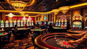 Experience thrilling gambling at https://mm88.sa.com/ with a dynamic casino environment showcasing vibrant tables and excitement.