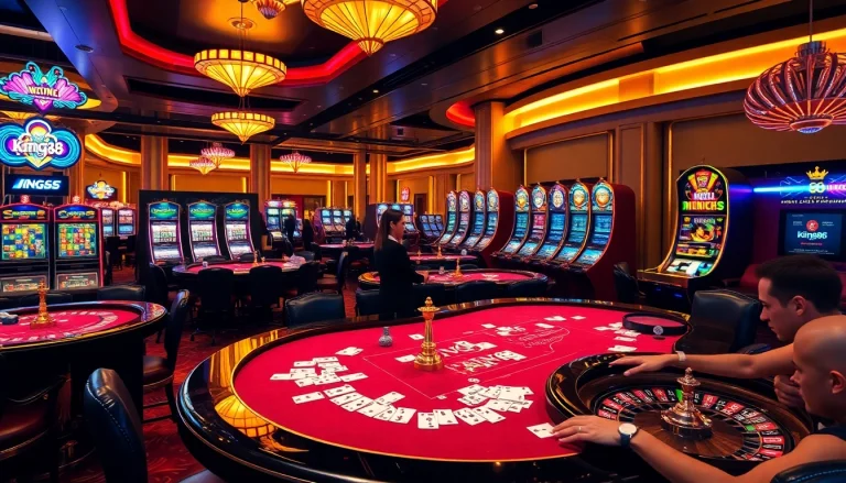 Engaging players celebrate their wins at king88's luxury casino tables filled with excitement.