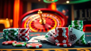 Experience thrilling gaming at XX88 online casino with vibrant tables and winning chips.