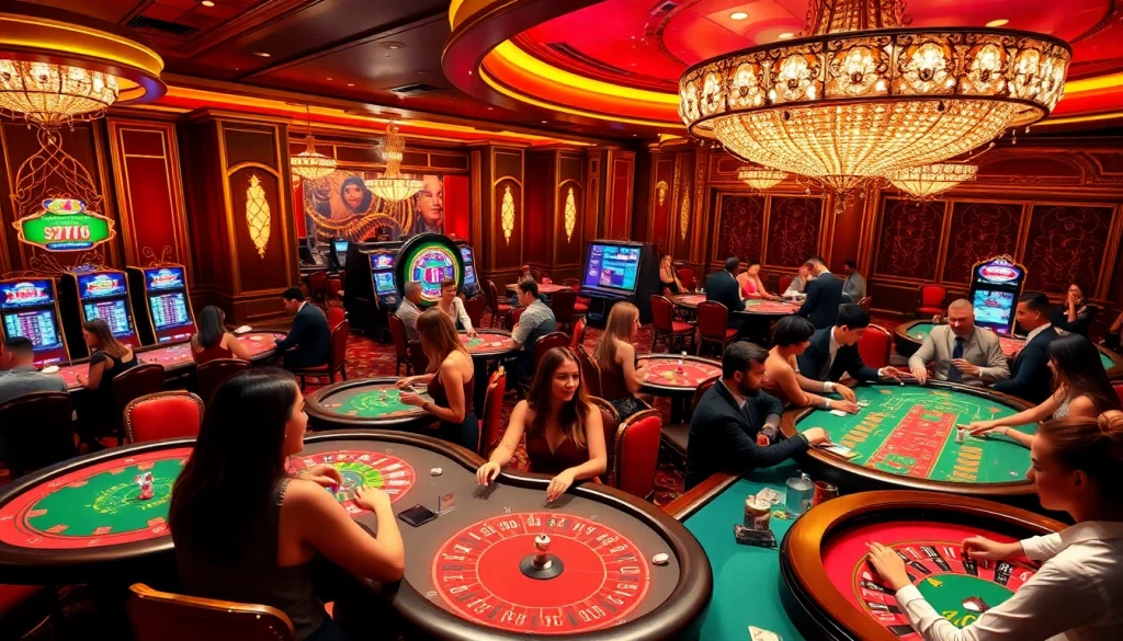 Experience the thrill of Nhà Cái mm88 where players enjoy high-stakes games in a luxurious casino setting.
