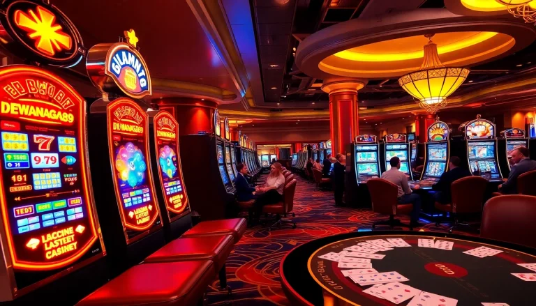 Rasakan permainan yang mendebarkan di dewanaga89 dengan mesin slot yang berwarna-warni dan pemain yang terlibat.