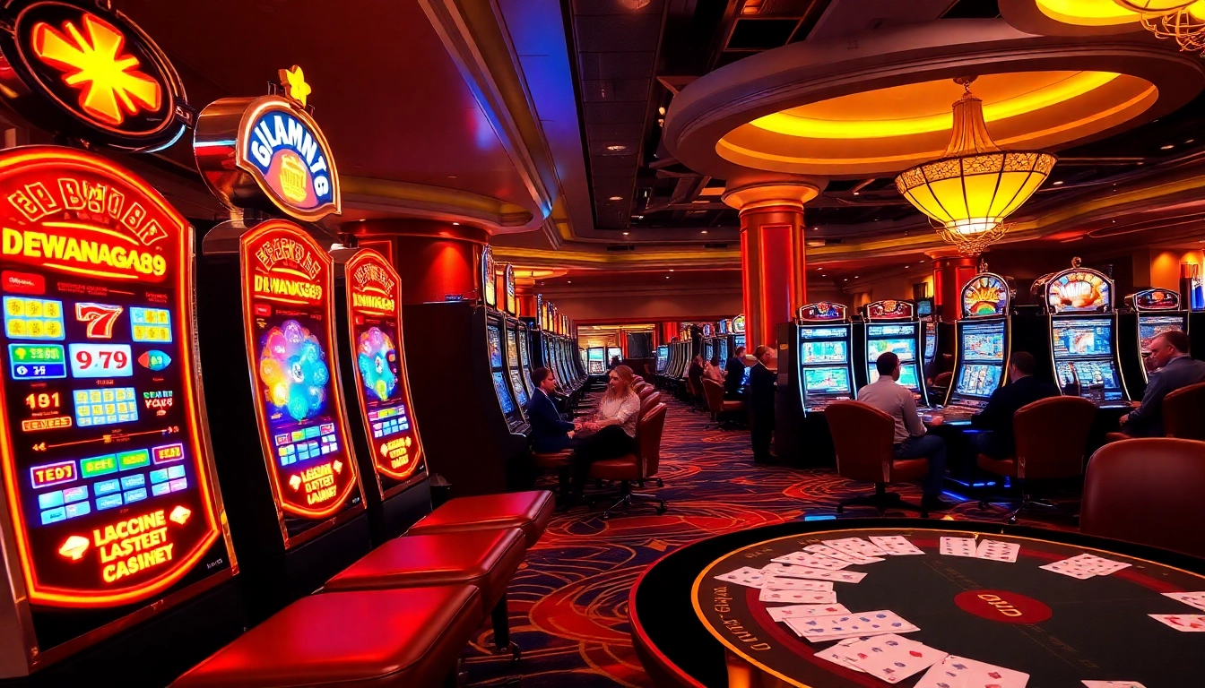 Rasakan permainan yang mendebarkan di dewanaga89 dengan mesin slot yang berwarna-warni dan pemain yang terlibat.