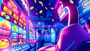 Live action on zoom188 with vibrant slot machine and dynamic player experience