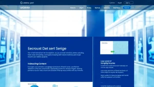 Showcasing the professional website interface design of https://orbitnix.com highlighting sleek navigation and engaging content.