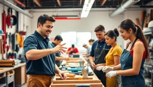 Students at trade schools in Hawaii gaining hands-on experience in various trades and skills.