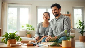 Improve your space with ideas from https://sicherlebensraum.de featuring a happy couple working together.