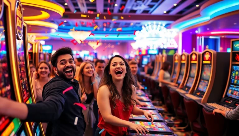 Celebrate wins at https://rusia777.com with an engaging casino scene showcasing diverse players.