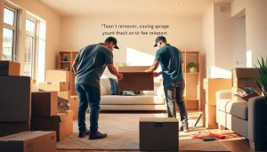 Removalists Wollongong team professionally packing furniture for a smooth moving experience.
