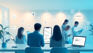 Youdao翻译 app interface displayed on various devices, illustrating user interaction and modern translation features.
